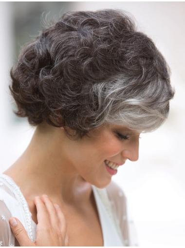 Amazing 10 Inches Short Curly Classic Monofilament Wig