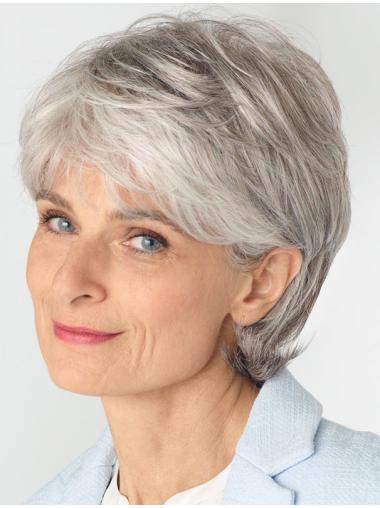 Lace Front Grey Amazing Short Wigs That Look Real