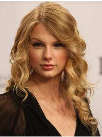 100% Hand-Tied Exquisite Taylor Swift Human Wavy Long Blonde Hair