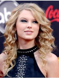 Without Bangs Curly Long Comfortable Blonde Taylor Swift Wig