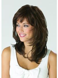 Gorgeous Layered Wavy Shoulder Length Synthetic Monofilament Wigs