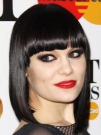 Black Shoulder Length 12 Inches Style Jessie J Wigs