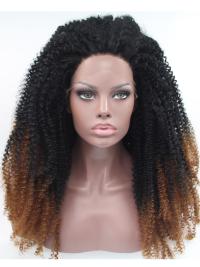 Kinky Synthetic 20 Inches New Front Lace Wigs With Baby Hair