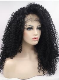 Kinky Long 17 Inches Modern Lace Front Long Wigs