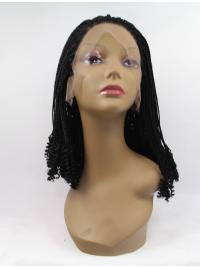 Shoulder Length Synthetic 14 Inches Best Cheap No Glue Lace Front Wigs