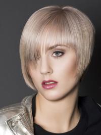 Boycuts Synthetic Short Straight Wigs For Women